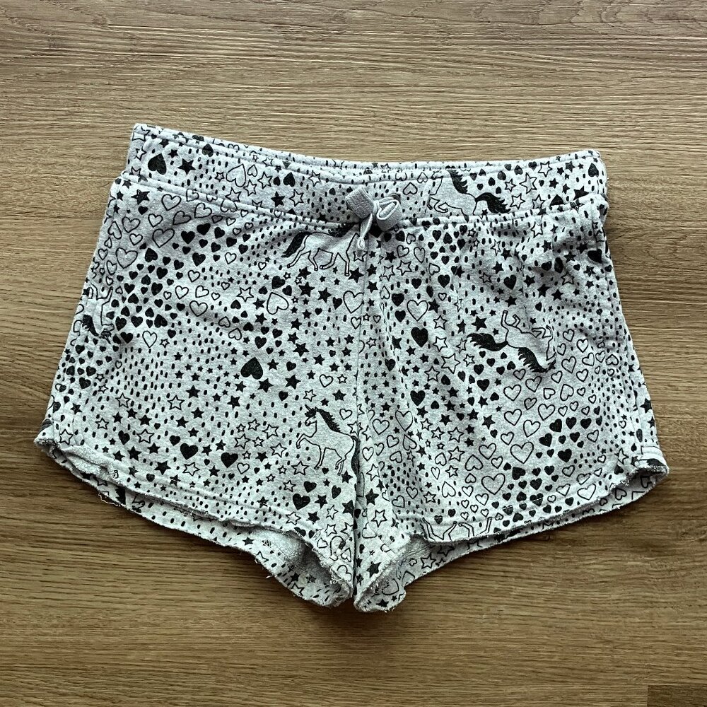 Wonder Nation Pull-On Knit Unicorn Shorts Size 18